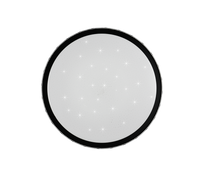 Plafoniera LED cielo stellato, metallo, nero, D 40 cm, Varda