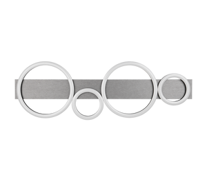 Plafoniera LED, metallo, nero, L 72 cm, Lumos