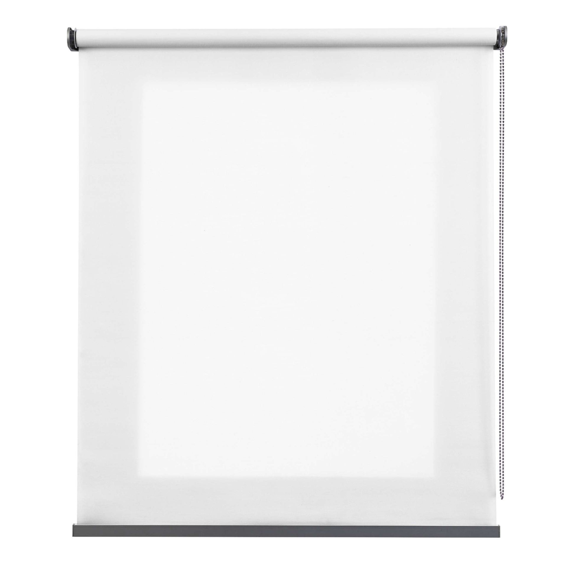 Tenda a Rullo traslucido Premium Finiture in Alluminio Bianco 140 x 180 cm