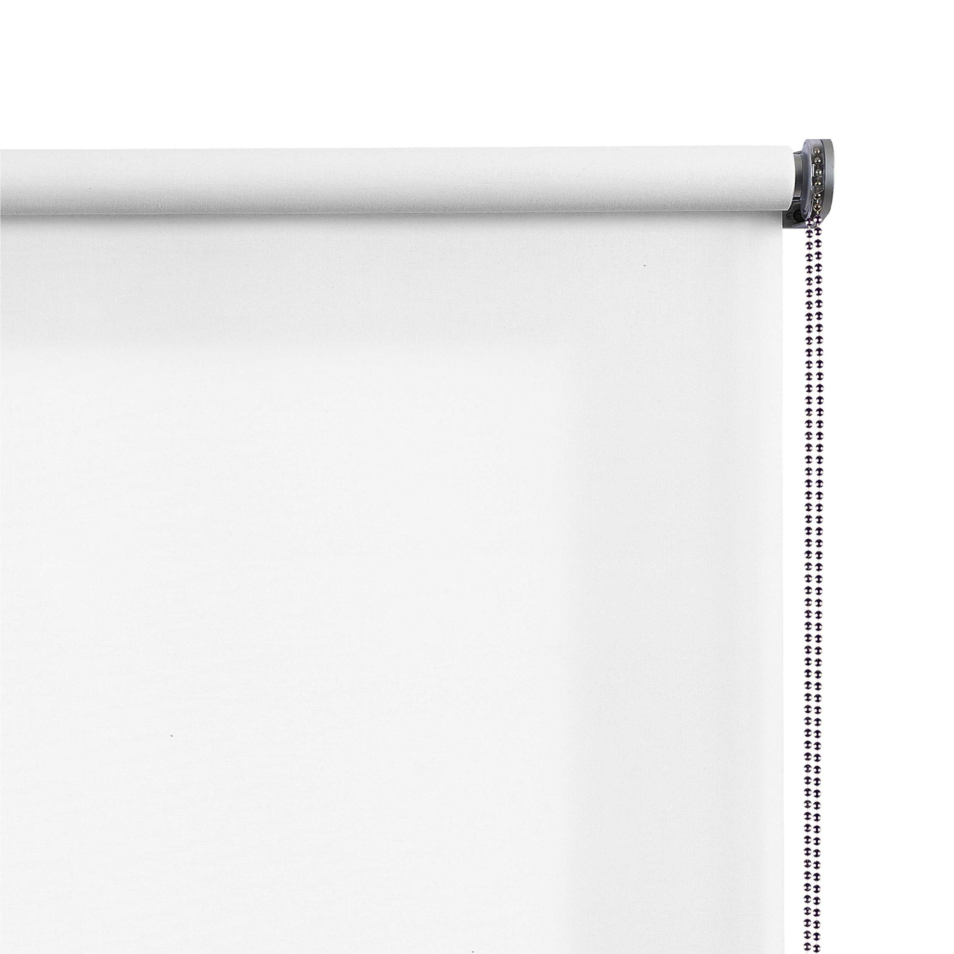 Tenda a Rullo traslucido Premium Finiture in Alluminio Bianco 140 x 180 cm