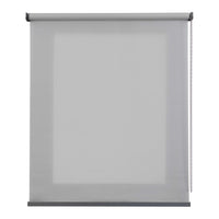 Tenda a rullo traslucida Premium con finitura metallizzata Grigio 180x250 cm