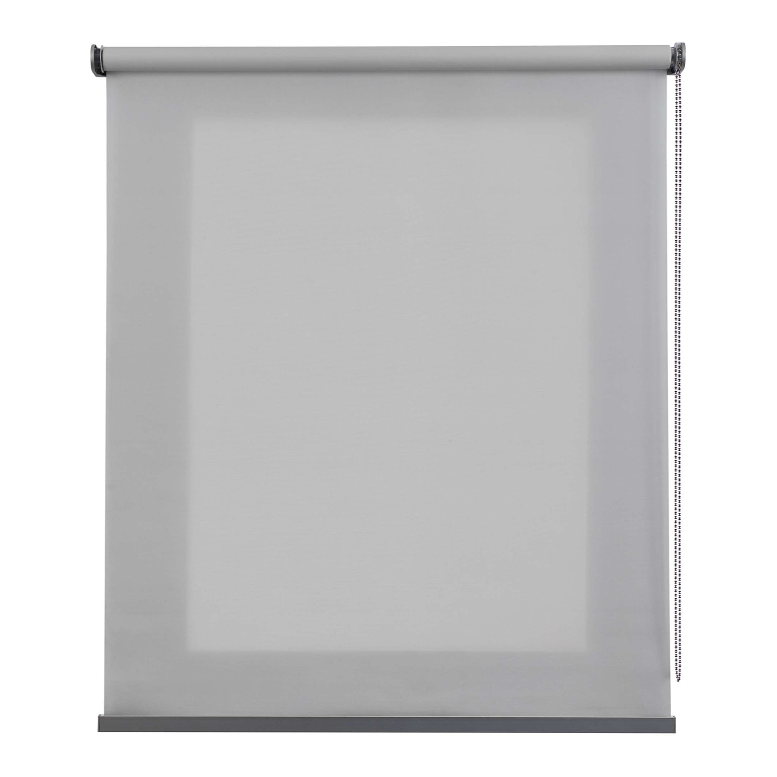 Tenda a rullo traslucida Premium con finitura metallizzata Grigio 160x250 cm