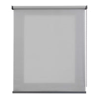 Tenda a rullo traslucida Premium con finitura metallizzata Grigio 160x250 cm