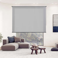 Tenda a rullo traslucida Premium con finitura metallizzata Grigio 180x250 cm