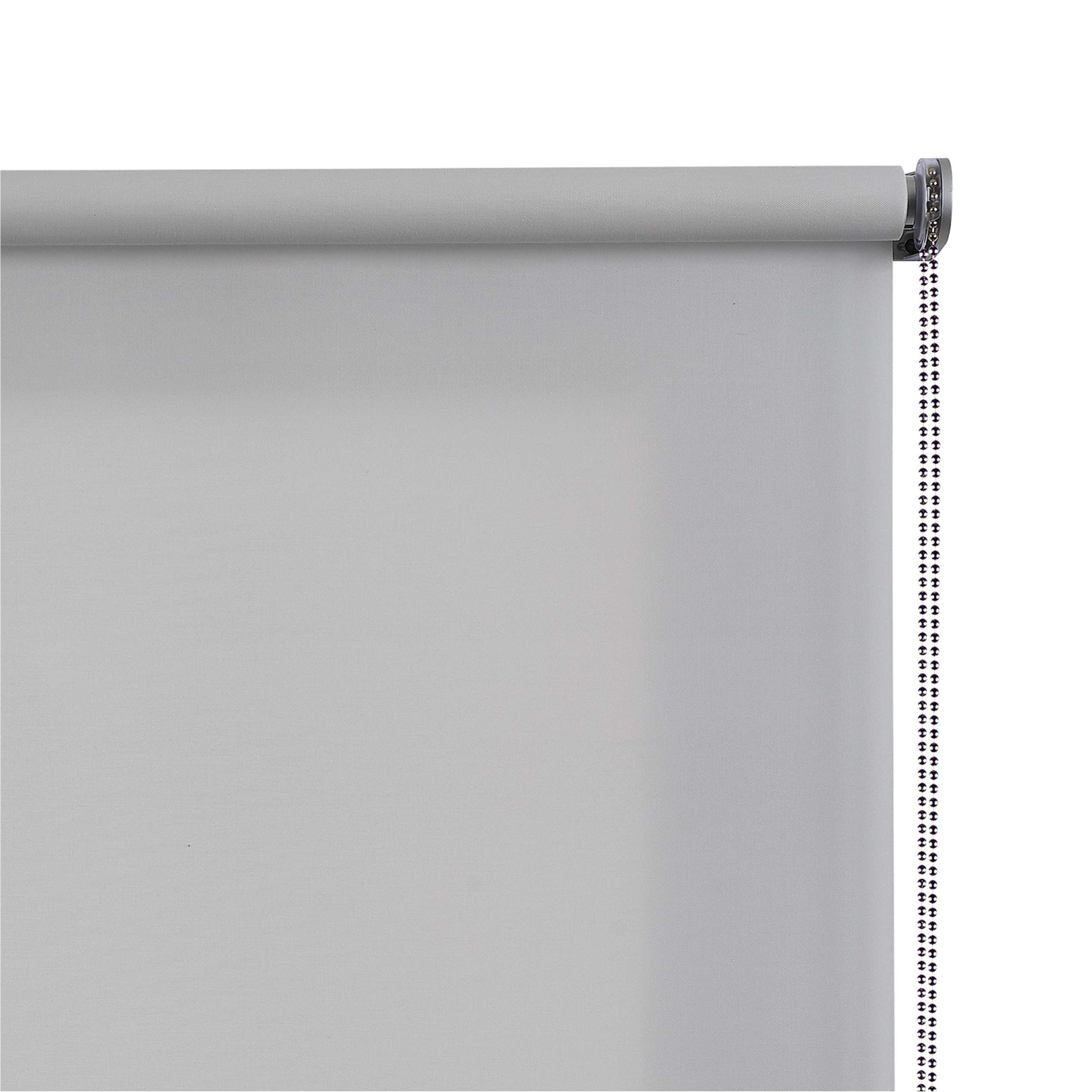Tenda a rullo traslucida Premium con finitura metallizzata Grigio 180x250 cm