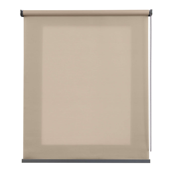 Tenda a rullo traslucida Premium con finitura metallizzata Beige 180x250 cm