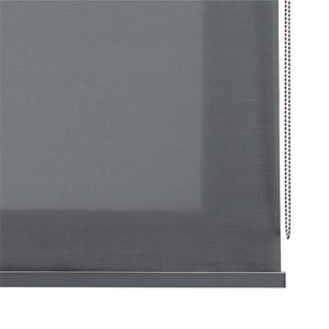 Tenda a rullo traslucida Premium con finitura metallizzata Grigio scuro 80x250 cm