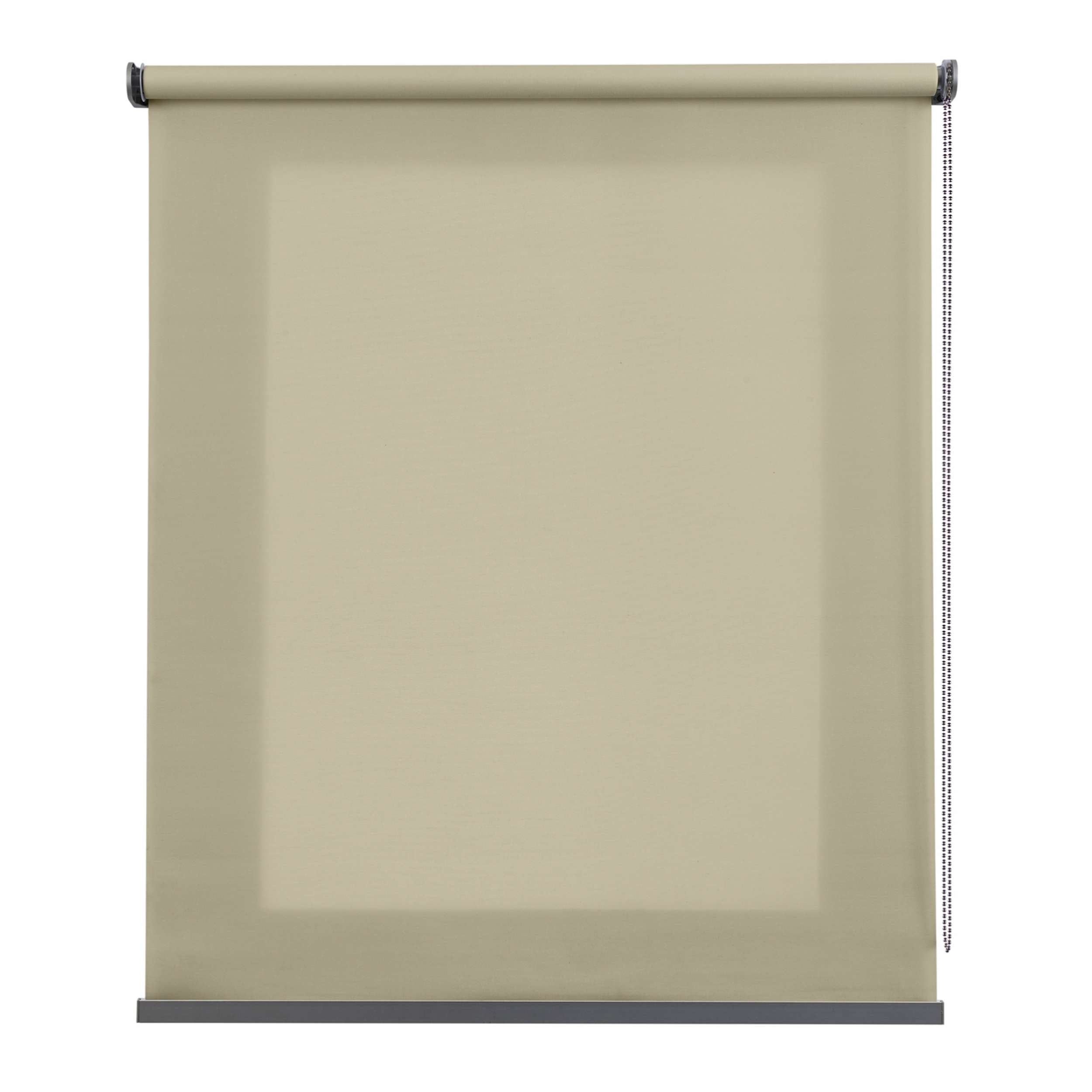 Tenda a rullo traslucida Premium con finitura metallizzata Ecru 140x250 cm