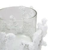 Porta Candela Corallo Cm Ø 12.5X9