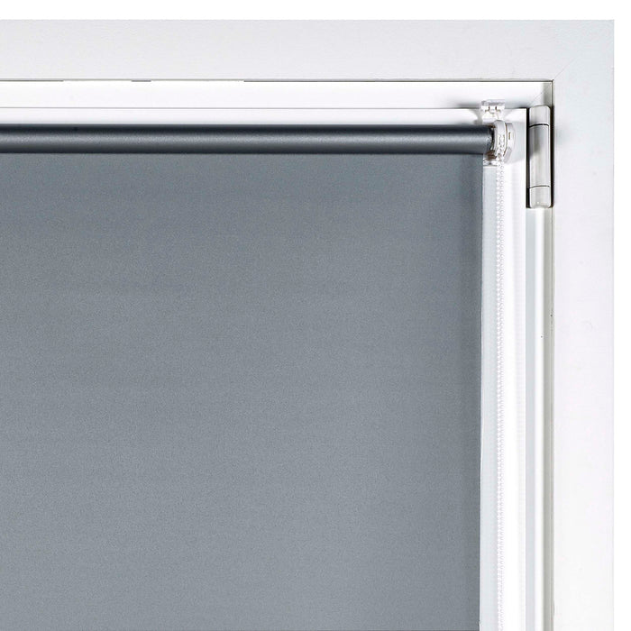 Tenda a Rullo Oscurante installazione senza foratura EasyFix Argento 75x180 cm