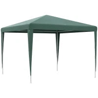 Gazebo da Giardino 3x3 m e Portatile con Copertura Anti UV, Verde