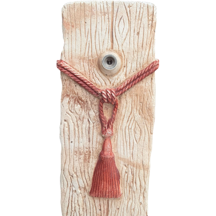 Fontana giardino calcestruzzo cemento senza rubinetto 29x36xh.89cm modello corda