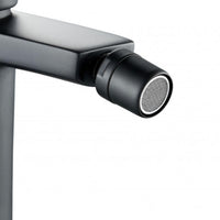 Miscelatore rubinetto africa per bidet in ottone colore nero opaco con piletta *** confezione 1
