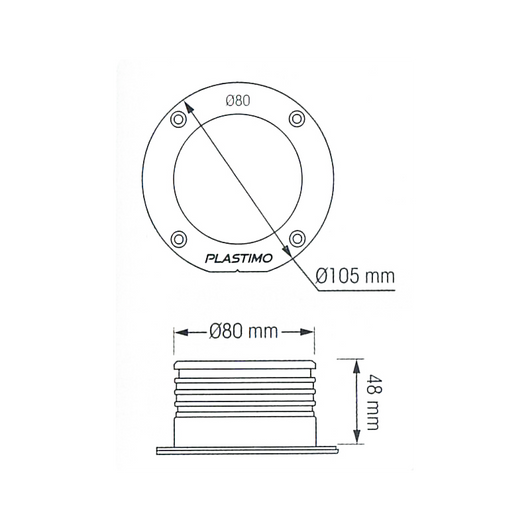 RACCORDO DRITTO EZ AIR MM 80