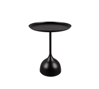 MONA TAVOLINO METALLO BIANCO BASE SOTTILE 48,5X59,5CM