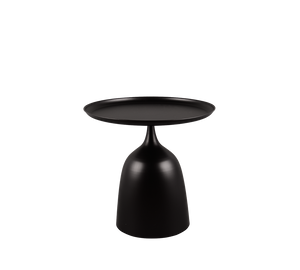 RAMONA TAVOLINO METALLO NERO BASE PIENA 48,5X46,5CM