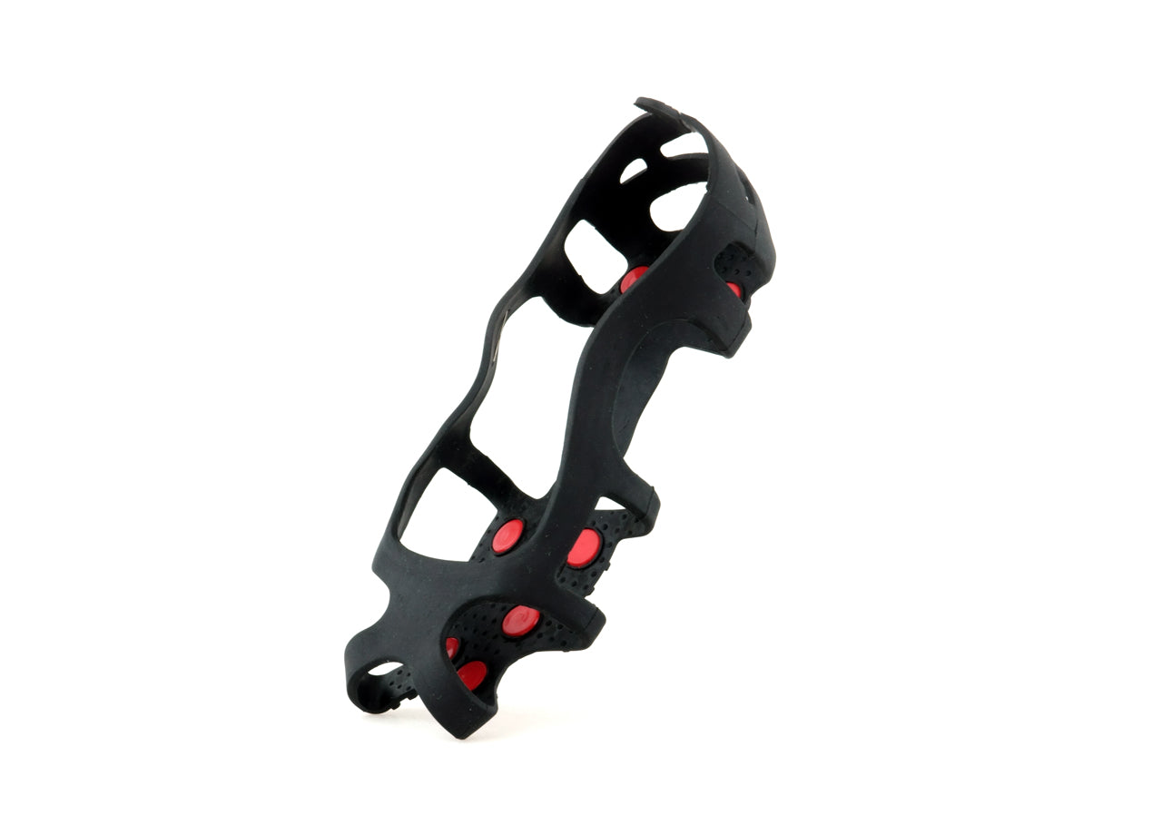 Ramponcini Per Ghiaccio Neve Flessibili Solette Scarpe/Scarponi Antiscivolo -30° - XL - Nero