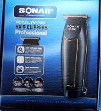 RASOIO ELETTRICO REGOLA BARBA TAGLIA CAPELLI BATTERIA RICARICABILE 3PETTINI 7585