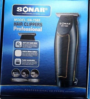 RASOIO ELETTRICO REGOLA BARBA TAGLIA CAPELLI BATTERIA RICARICABILE 3PETTINI 7585