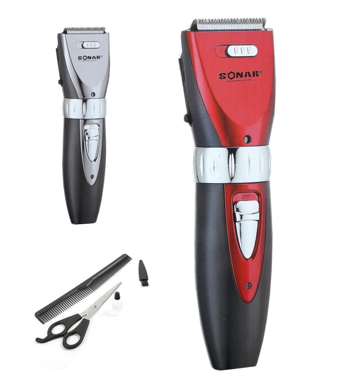 RASOIO ELETTRICO REGOLA BARBA TAGLIA CAPELLI BATTERIA RICARICABILE SN-2014