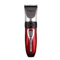 RASOIO ELETTRICO REGOLA BARBA TAGLIA CAPELLI BATTERIA RICARICABILE 4PETTINI 6011