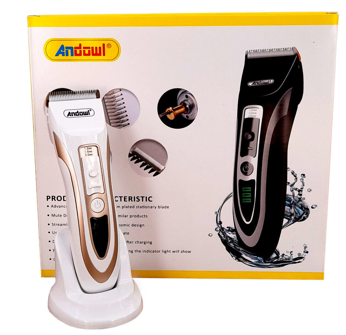 RASOIO TAGLIA CAPELLI ELETTRICO REGOLA BARBA RICARICABILE DISPLAY PETTINI QL7188