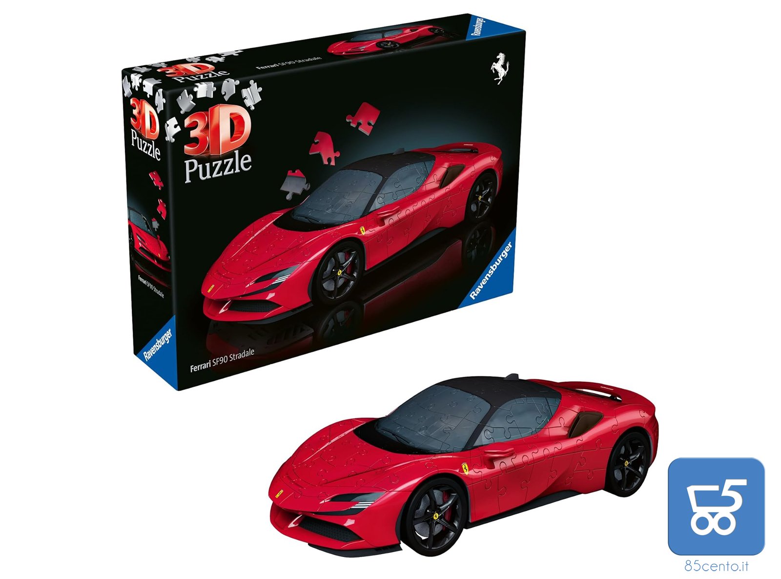 RAVENSBURGER PUZZLE 3D Ferrari SF90 Stradale 11576 161 Pezzi 8-99 anni