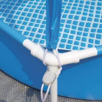 28209NP - Tettoia Per Piscina Metal Frame Cm 183X38