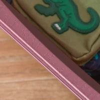 Cassettiera in Plastica Colorata per Cameretta con 3 Cassetti, Arredamento Casa e Asilo 37x37x56.5cm Rosa