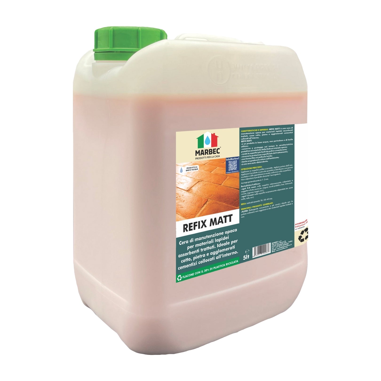 Cera per pavimenti REFIX MATT   5LT