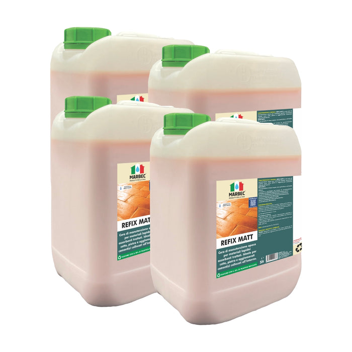 Cera per pavimenti REFIX MATT   5LTx4Pz