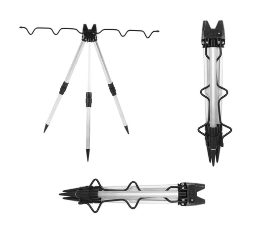 REGGICANNA PORTA POGGIA CANNE DA PESCA TELESCOPICO PORTA 4 CANNE DA PESCA