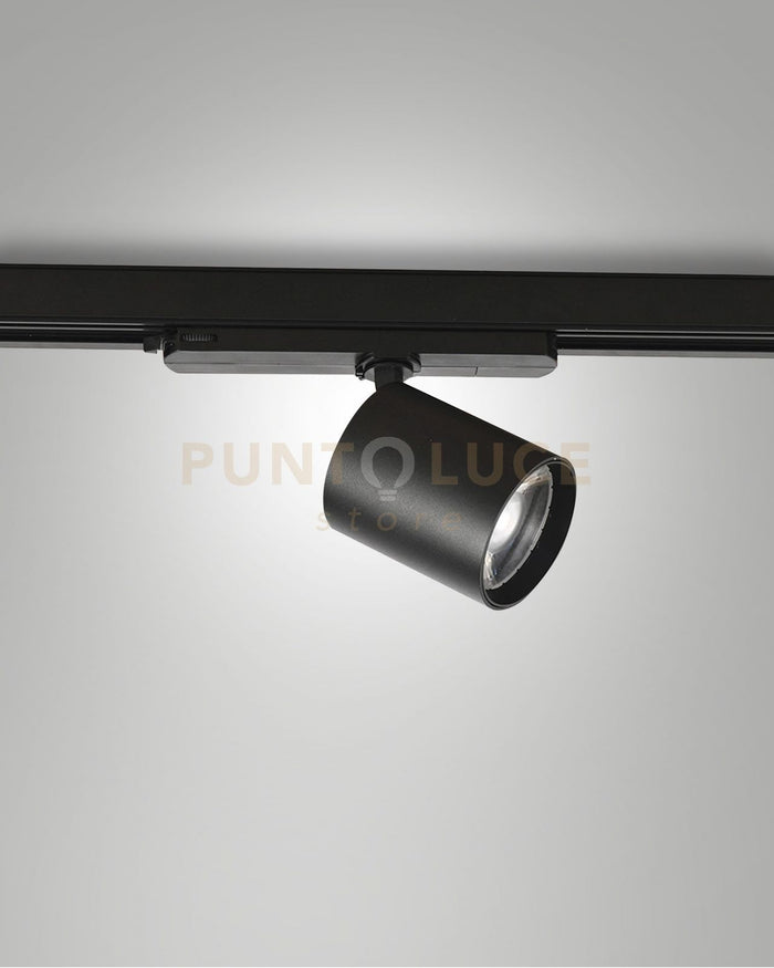 RENOIR PROIETTORE BINARIO 3000K 2990LM 28W NERO ORIENTABILE 52° CRI90 ON/OFF