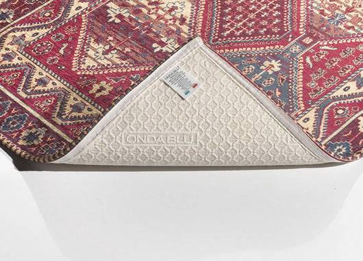 Tappeto In Stampa Digitale Disegno Siria Colore Blu - 60x110 - Blu