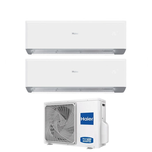 Climatizzatore Condizionatore Haier Dual Split Inverter serie REVIVE 9+9 con 2U40MEFFRA R-32 Wi-Fi Integrato 9000+9000