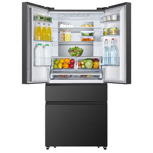 Frigorifero French Door Hisense RF540N4SBF2 389 Litri Classe E (A181,7xL79,4xP70,6) Total No Frost Nero