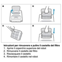 Cestello filtrante rigido 150 µ per robot piscina Beatbot AquaSense