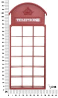 Bacheca Cabina Telefonica cm 52X15X120