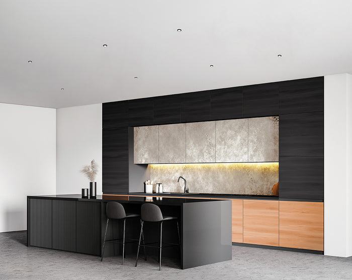 RHODIA Incasso Faretto Cob 1 Luce Nero Dimmer Triac a LED 7W 3000K 614lm d.10cm