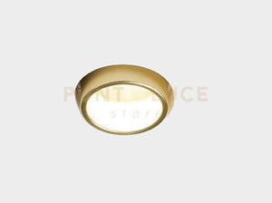 RHODIA Incasso Faretto Cob 1 Luce ottone Dimmer Triac a LED 7W 3000K 614lm d.10cm