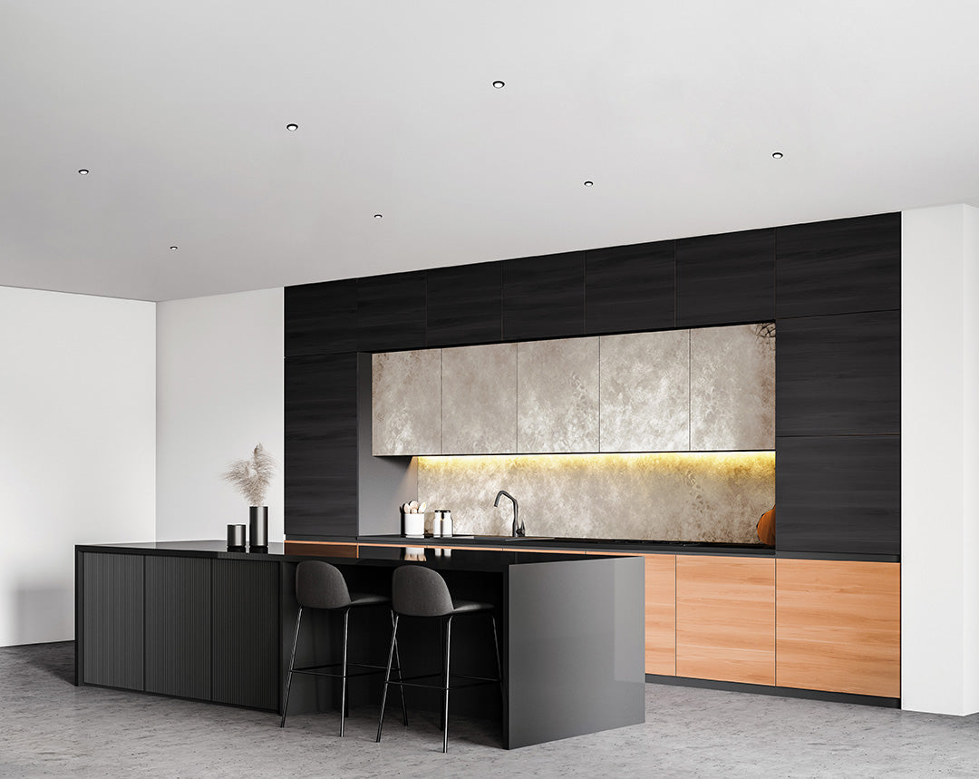 RHODIA faretto da Incasso  Cob 1 Luce Nero a LED  7W 3000K 614lm on/off d.10cm