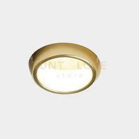 RHODIA faretto da Incasso  Cob 1 Luce ottone a LED  7W 3000K 614lm on/off d.10cm