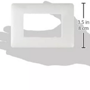 Bticino serie matixgo placche a 3 moduli in tecnopolimero varie finiture *** colore bianco, confezione 1