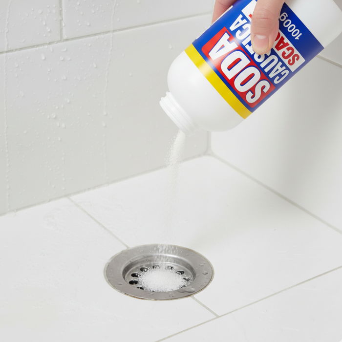 Soda caustica in scaglie disincrostante multiuso formato 1 kg pezzi 3 *** prod tipo 2, confezione 1