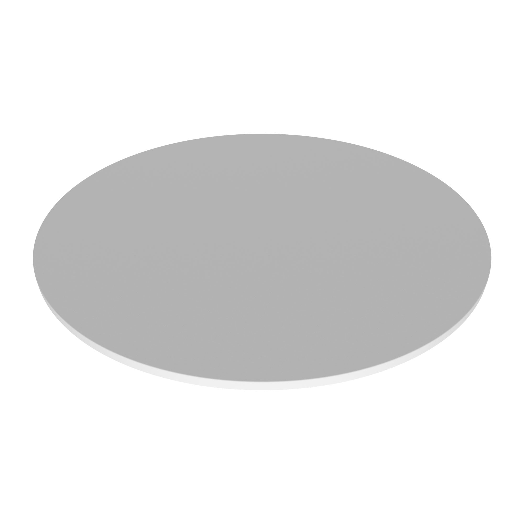 Artù - Ripiano per tavolo da pranzo rotondo ⌀ 120 cm in legno laminato-Bianco