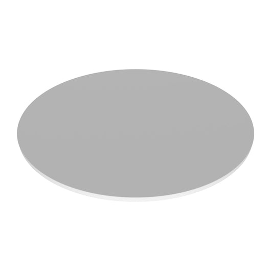 Artù - Ripiano per tavolo da pranzo rotondo ⌀ 120 cm in legno laminato-Bianco