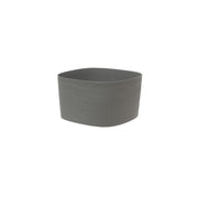 Tera vaso per fiori elegante Rodi, in polietilene, cm 37x37x21h, per interno ed esterno, sistema di riserva d'acqua integrato
