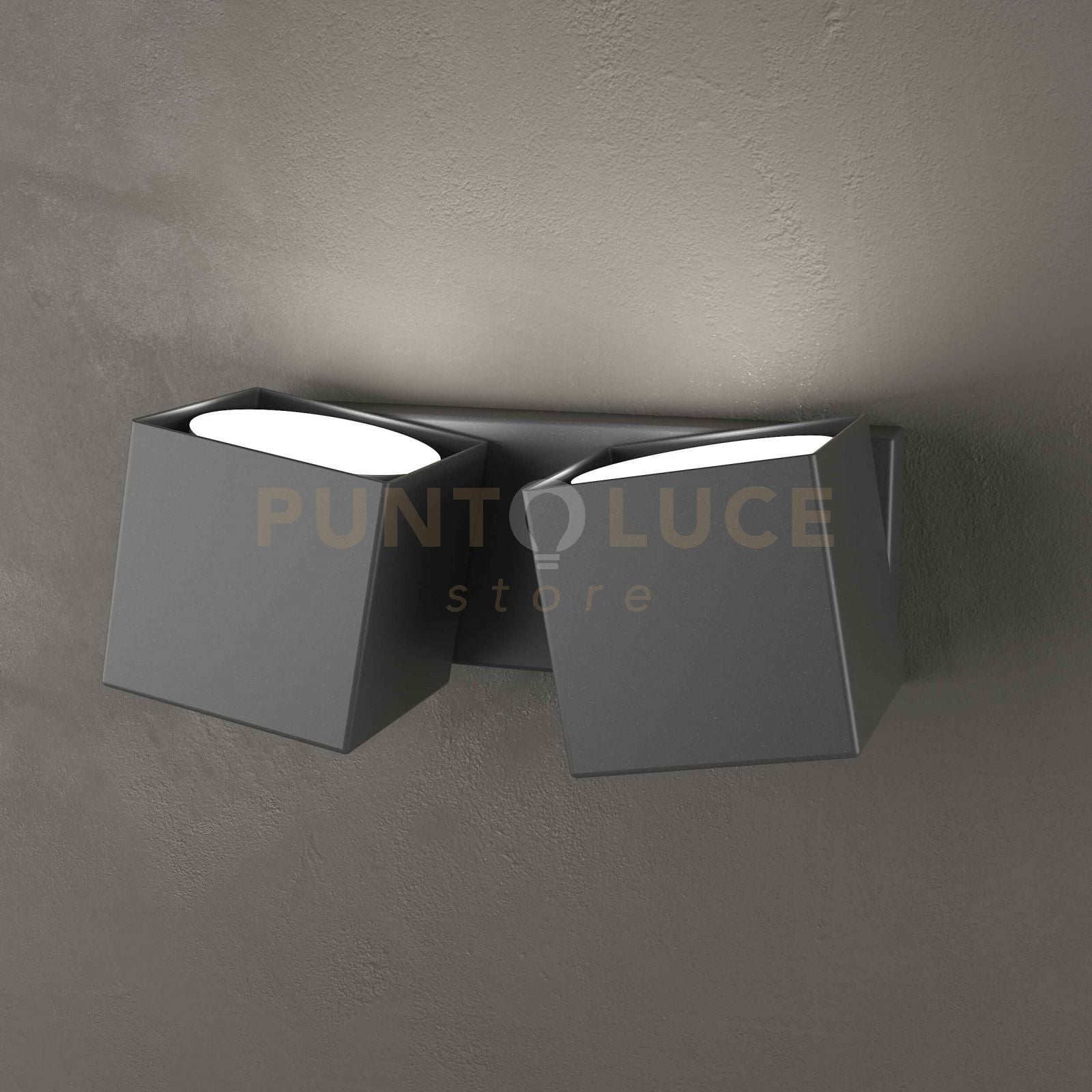 ROTATION APPLIQUE 2 LUCI GRIGIO ANTRACITE 1160-2-GA