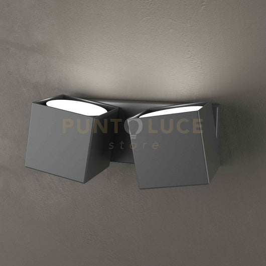 ROTATION APPLIQUE 2 LUCI GRIGIO ANTRACITE 1160-2-GA