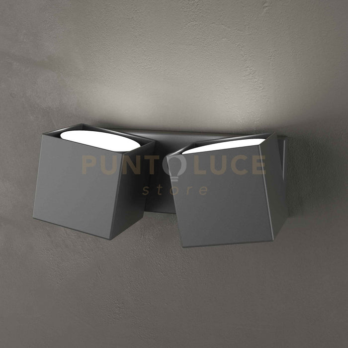 ROTATION APPLIQUE 2 LUCI GRIGIO ANTRACITE 1160-2-GA